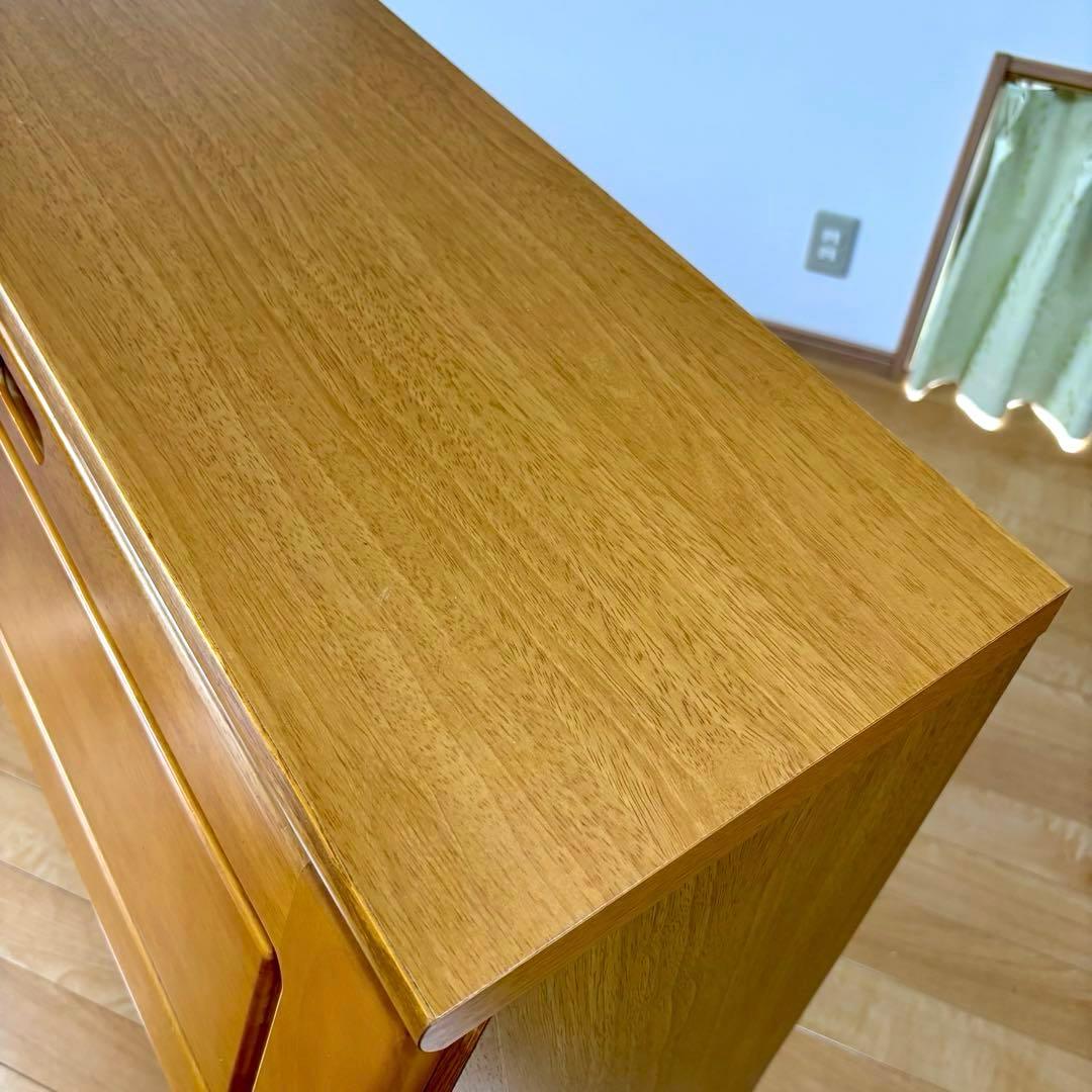 吉川木工 天然木 ライティングビューロー ライティングデスク 机