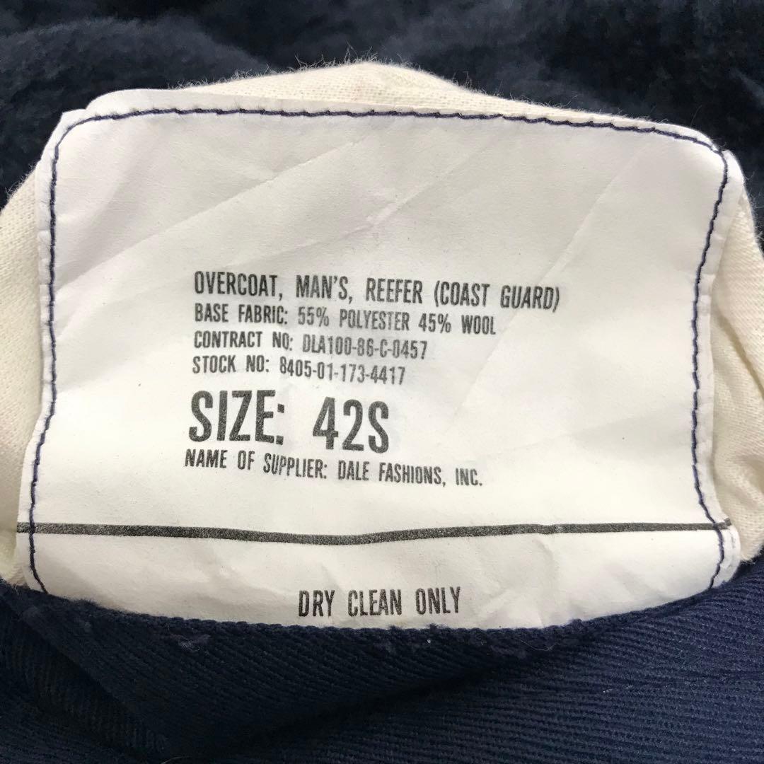 80s 米軍実物 USCG 沿岸警備隊 オーバーコート