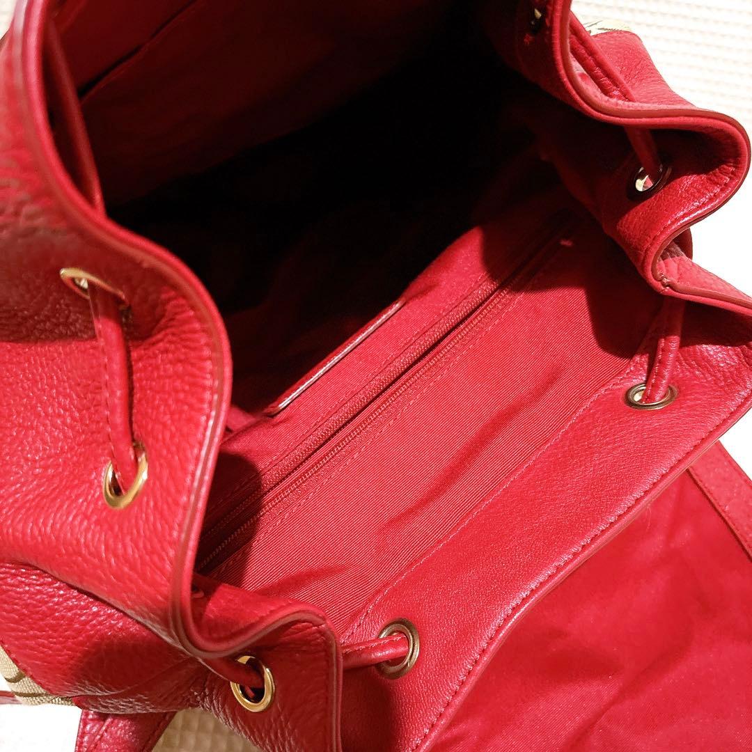 未使用✨COACH Billy Signature Backpack Red