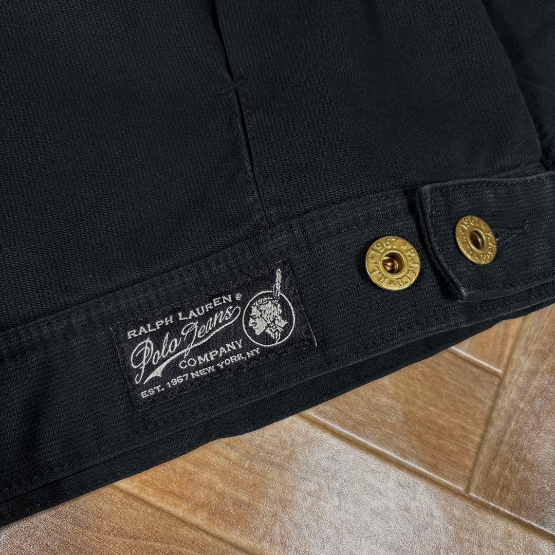 ポロジーンズカンパニー 111mjモデル ブラック コットンピケ