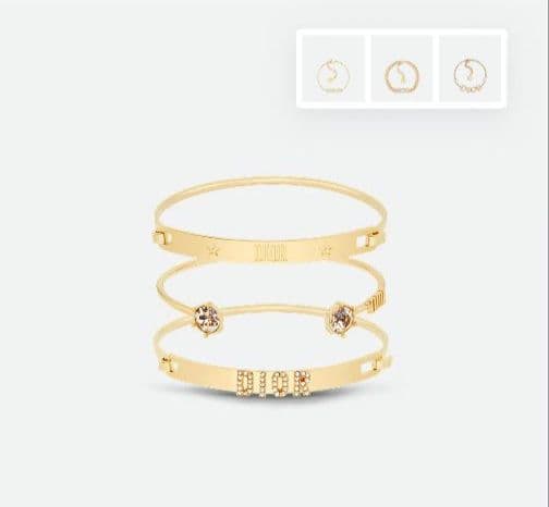 DIOR　ディオール　ブレスレット　３連セット