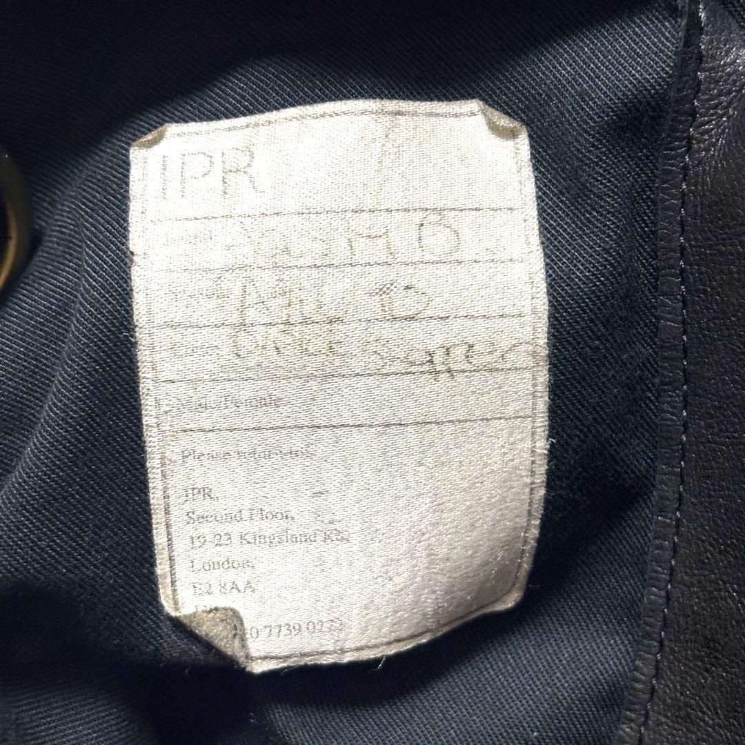 大容量 イングランド製 JAS M.B. オールレザー ヘルメットバッグ 黒