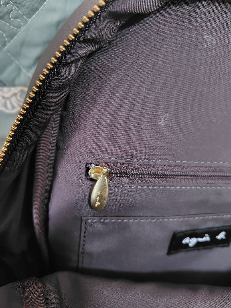 アニエスベー ピンク ブラウン リュック ミニ ポーチ付