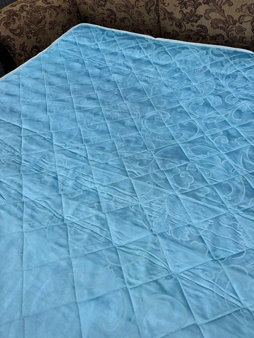 Ashley花柄デザイン 3人掛けソファベッド美品