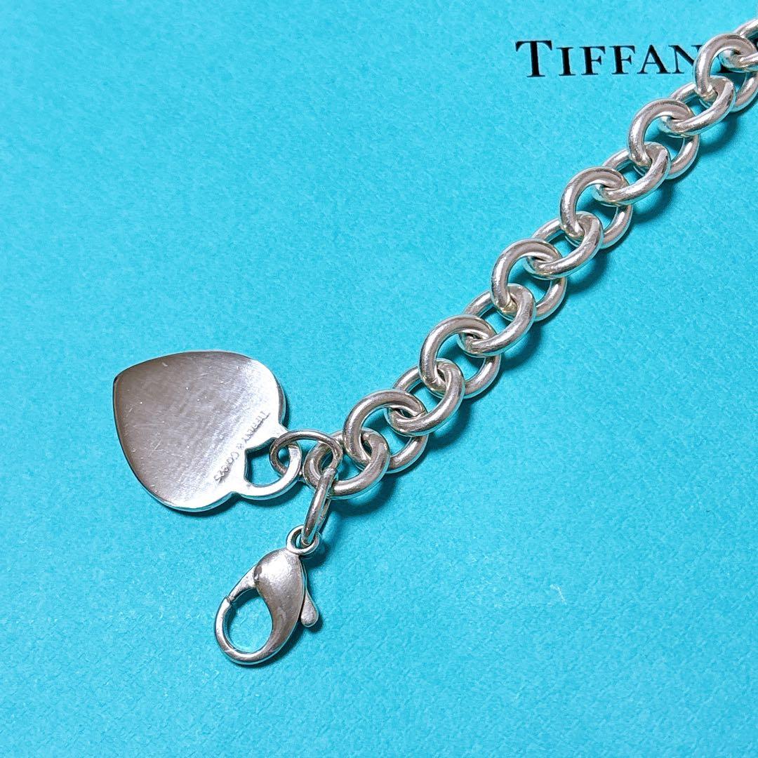 【美品】19.5cm ティファニー ハートタグ ブレスレット シルバー925