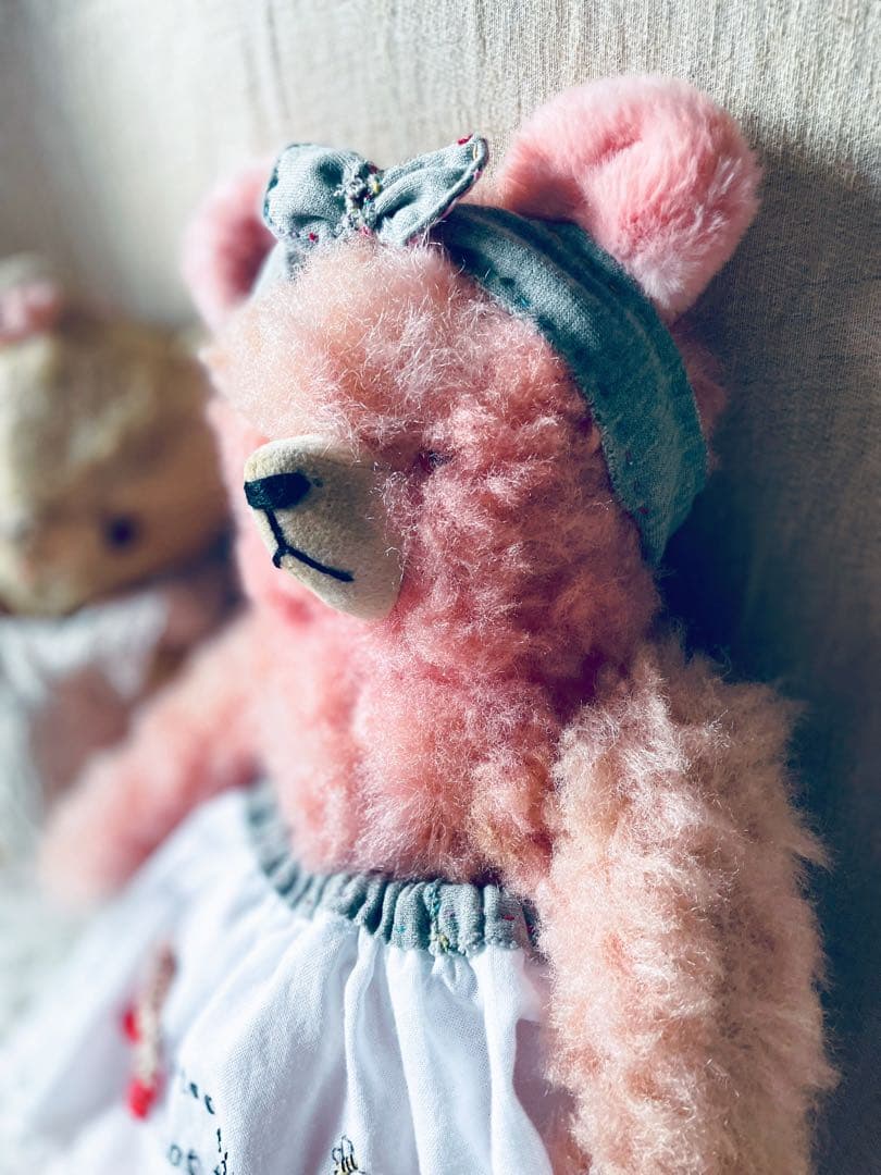 ୨୧‥∵ドイツ　ヴィンテージベア　 ピンクのベアちゃん‥‥୨୧