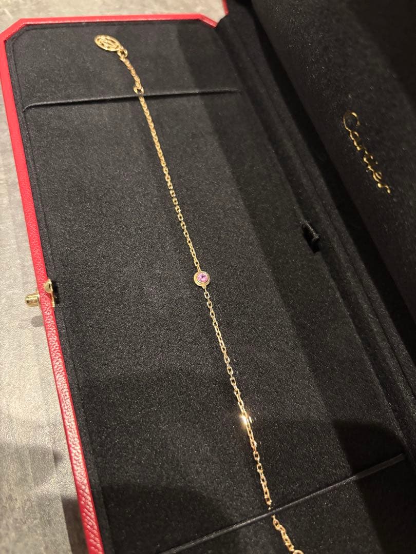 Cartier♡ダムール　ブレスレット　ピンクゴールド　ピンクサファイア