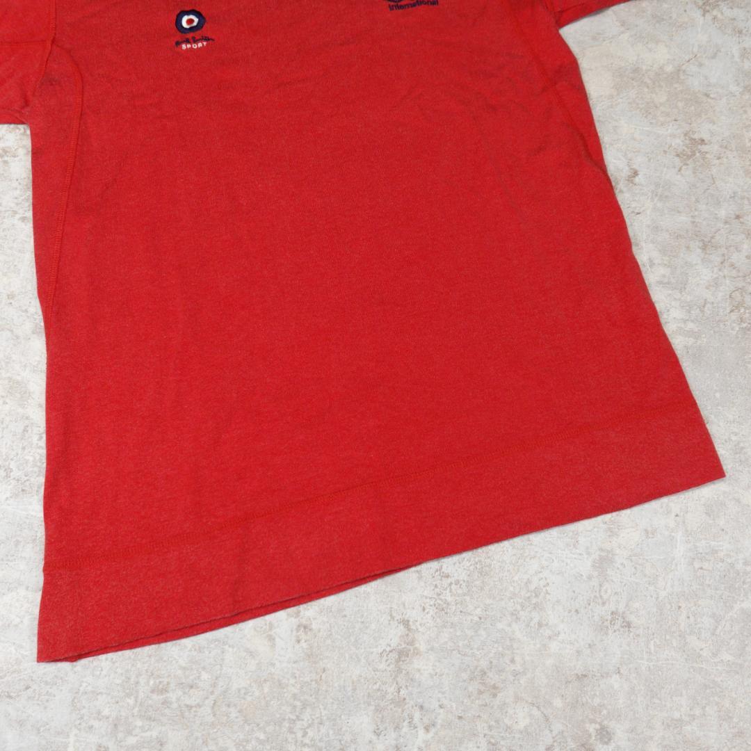 ポールスミススポーツ × アンブロ 00s リンガーTシャツ M レッド