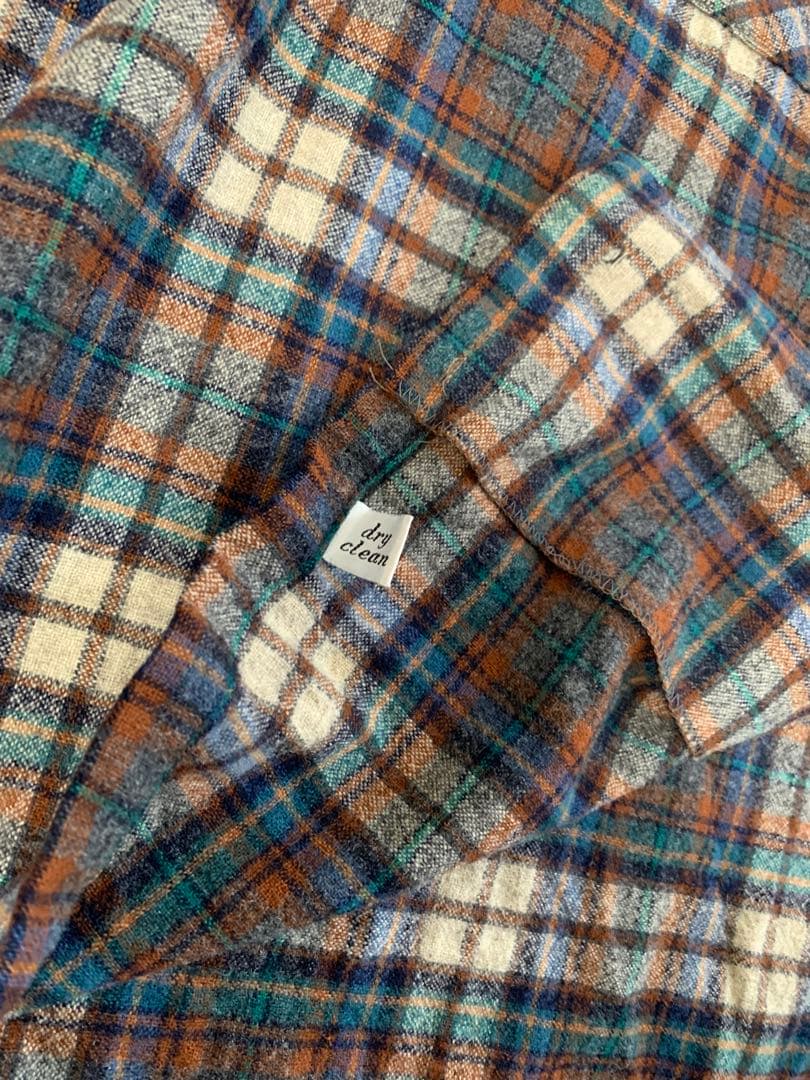 70s “PENDLETON” ボードシャツ 開襟 USA製 ブラウン2XL