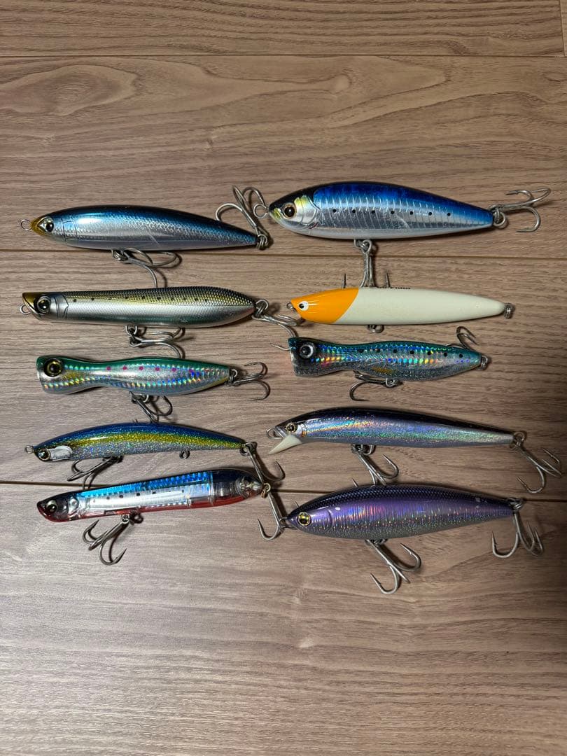 1/10迄特価　青物用ルアー10個セット パンプキン　別注平政　Go-Phish