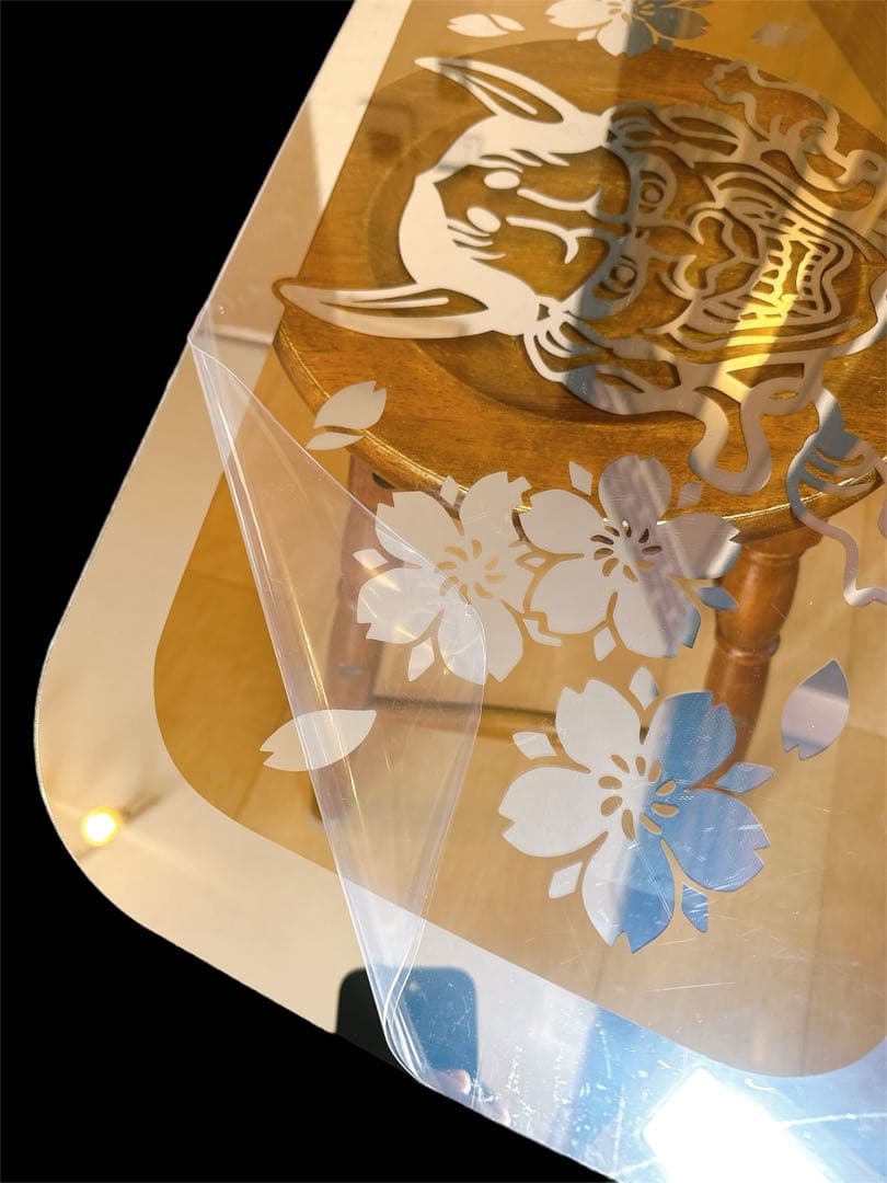 ふそう スーパーグレート 安全窓 デコトラ ミラー 透明タイプ アンドン板