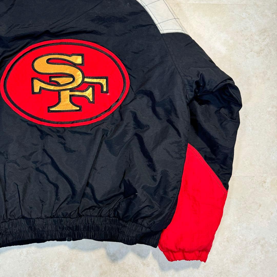 ビンテージ \"NFL\" SF キルティングジャケット M