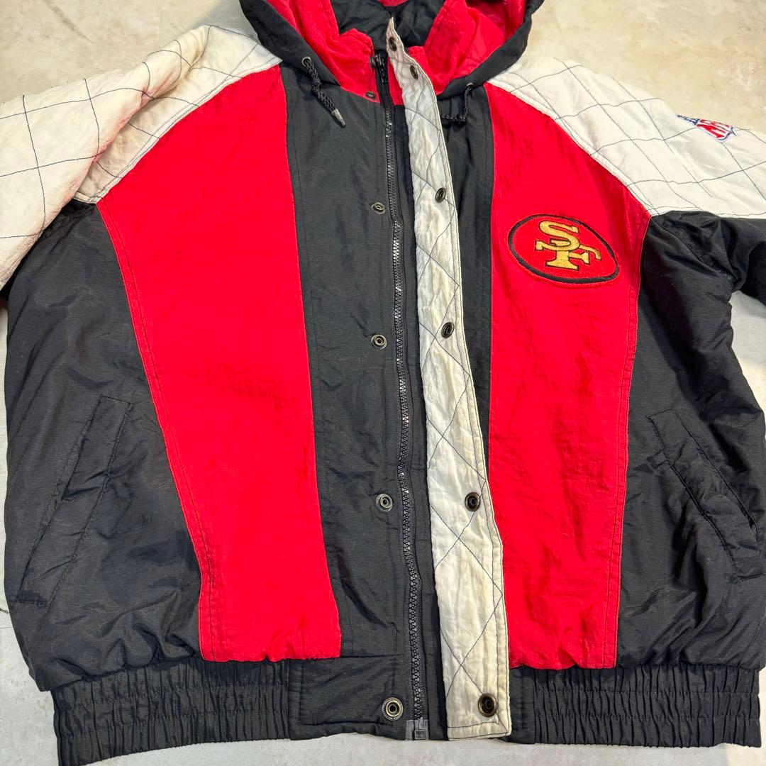 ビンテージ \"NFL\" SF キルティングジャケット M