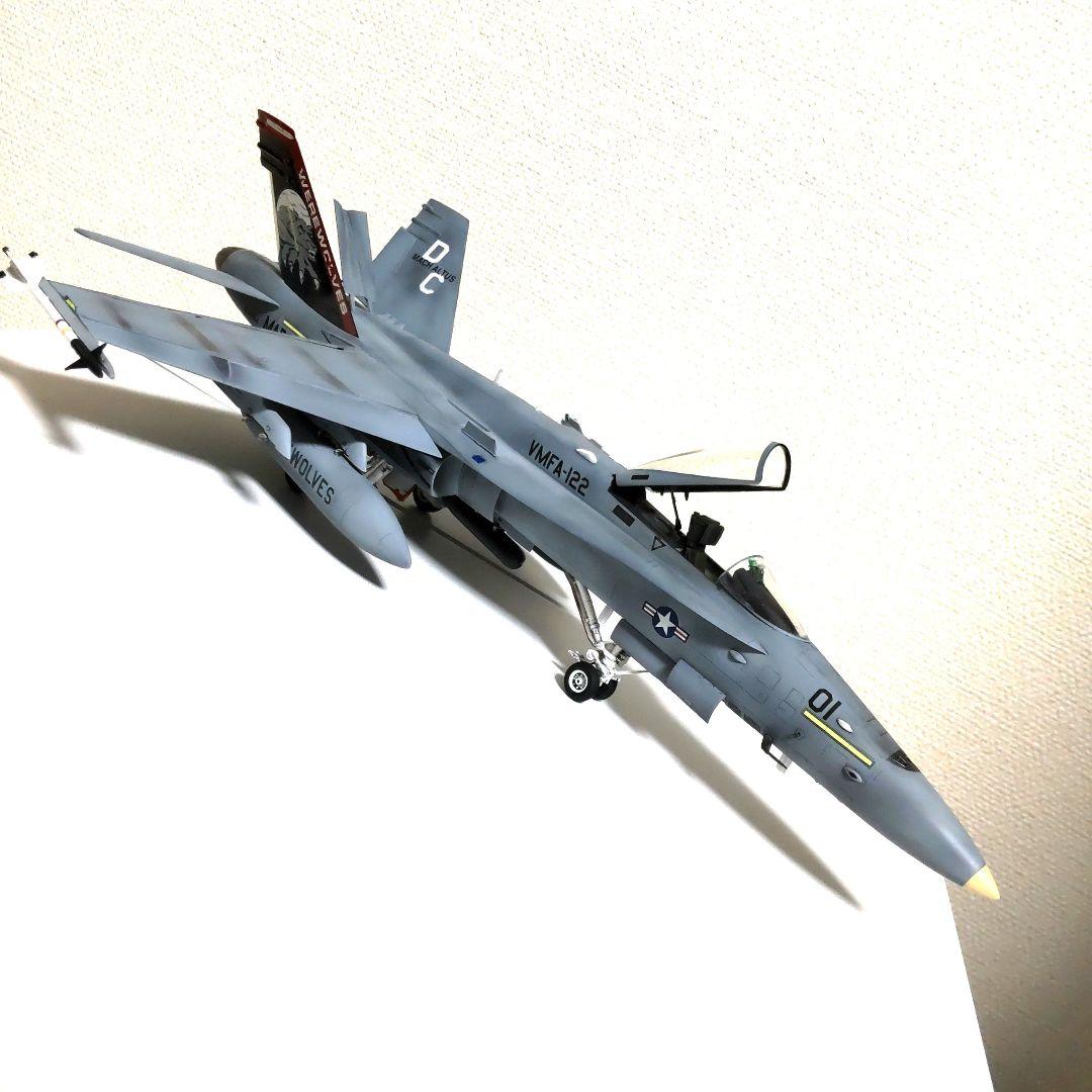 戦闘機プラモデル完成品ハセガワ1/48F-18Cホーネット