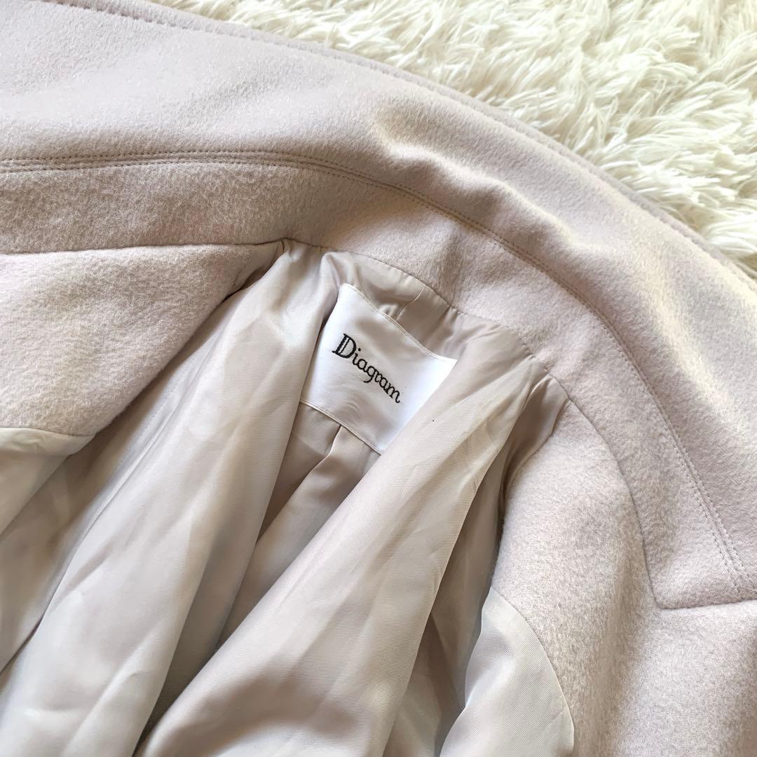 美品✨2023年 人気 ダイアグラム ウール カシミヤ リバー トレンチコート