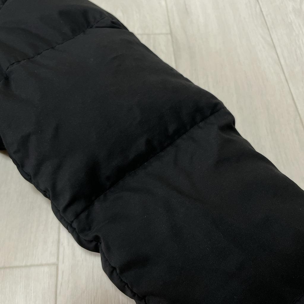 【少し訳あり】ノースフェイス　ロングダウン　ダウンジャケット　ブラック　メンズS