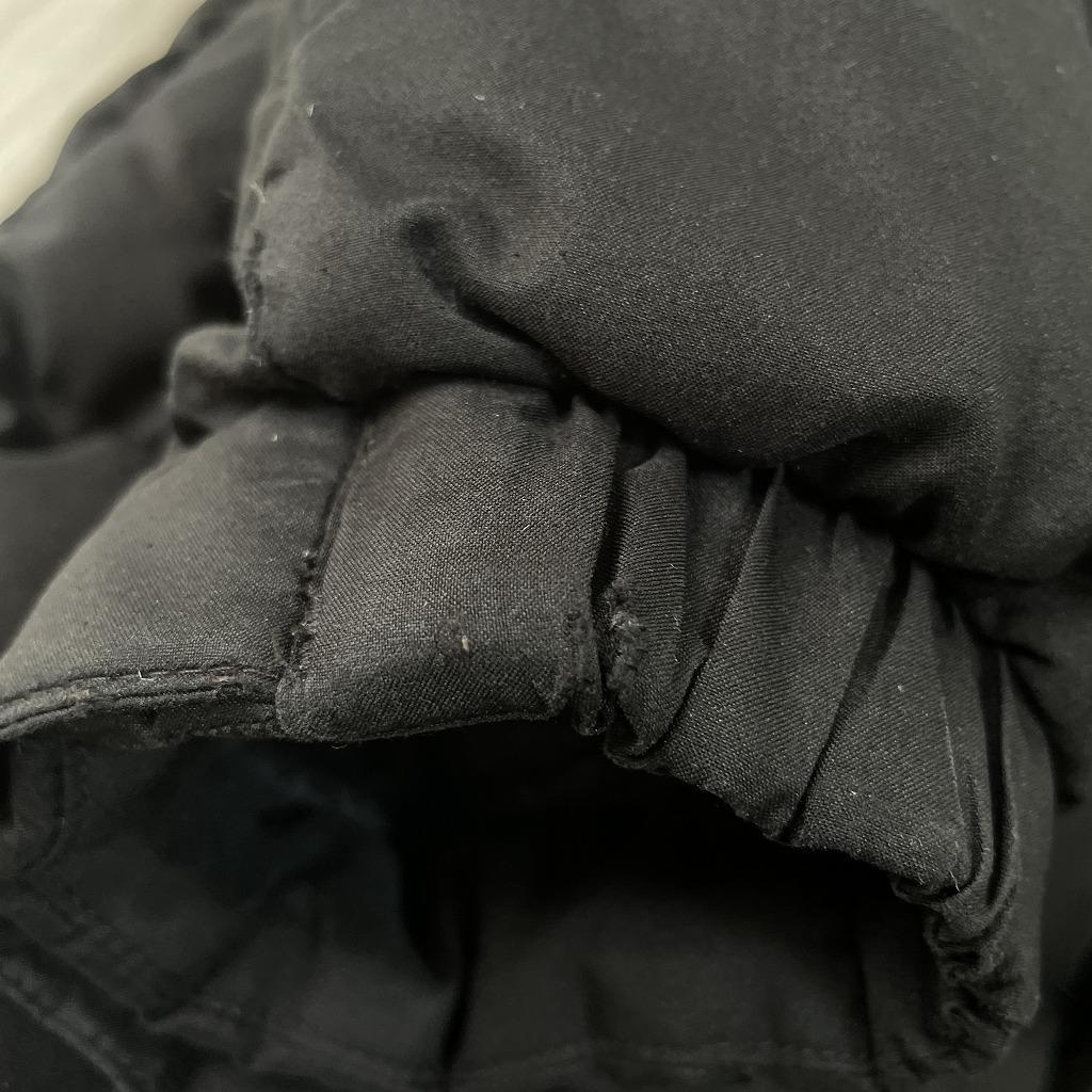 【少し訳あり】ノースフェイス　ロングダウン　ダウンジャケット　ブラック　メンズS