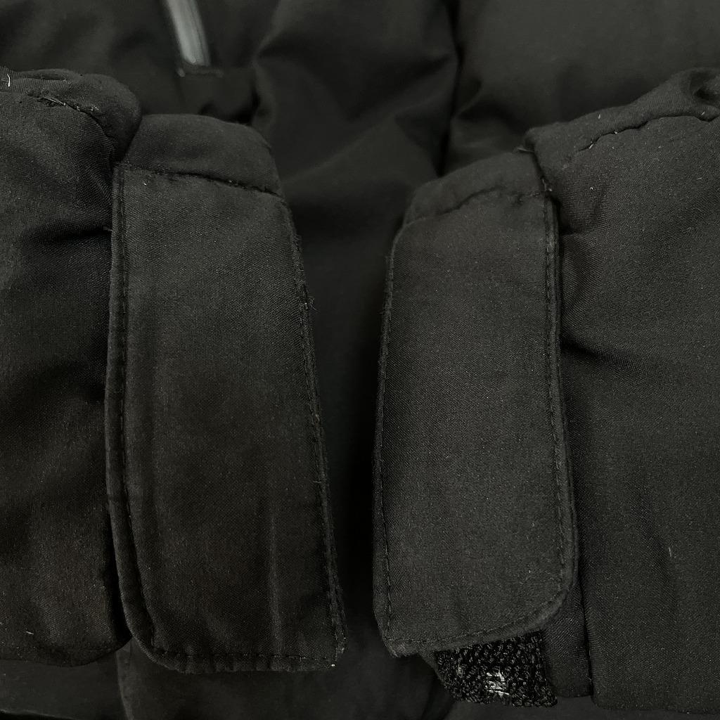 【少し訳あり】ノースフェイス　ロングダウン　ダウンジャケット　ブラック　メンズS