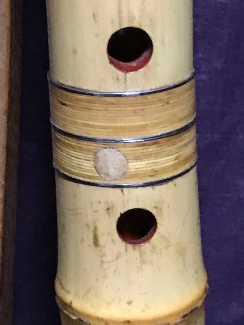 ⭐️ 尺八 琴古流 呂玄銘 銀三線継 約42.5センチ 約340g - メルカリ