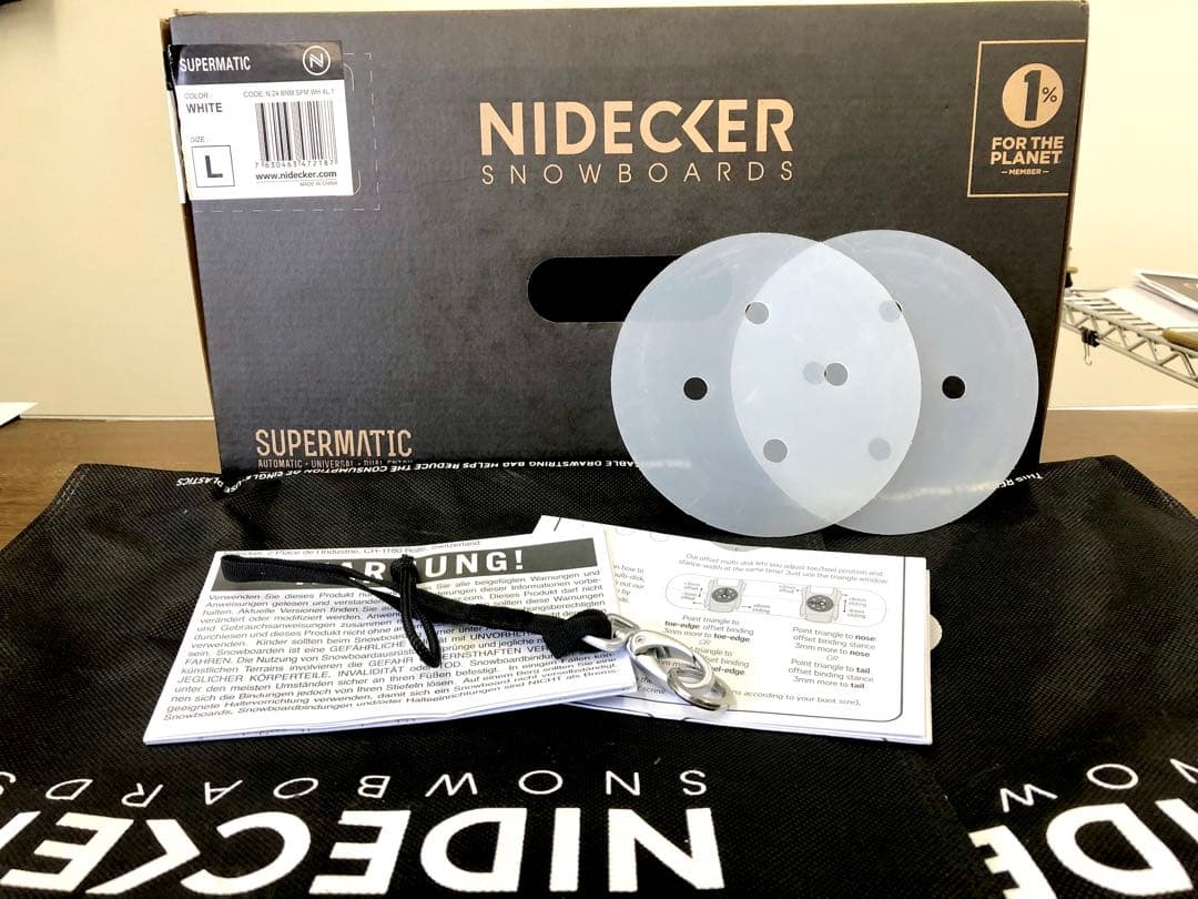 ゆぅNIDECKER SUPER MATIC ビンディング Lサイズ