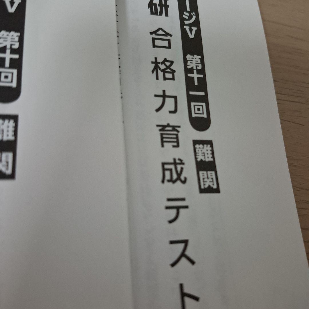 日能研　6年生　2024年度　学習力育成テスト　合格力育成テスト　【難関】
