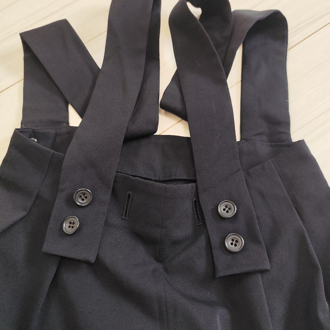 美品✨️Y's ヨウジヤマモト タックワイド サロペットパンツ ブラック