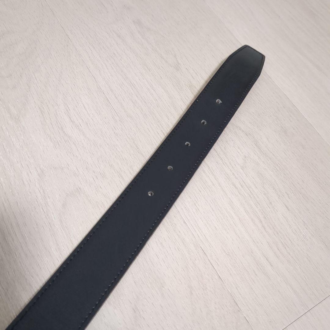 エルメスHバックルベルト　リバーシブル　ブラック/ライトブラウン　レディース