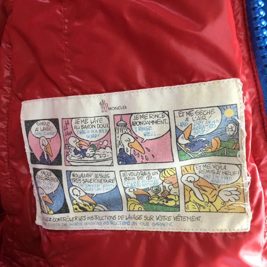 【未使用級】MONCLER ダウンジャケット(人気の鮮やかブルー)サイズ2。