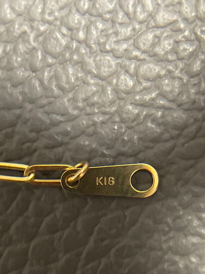 み*り様 k18ブレスレット　クリップブレスレット　18金ブレスレット　ゴールド