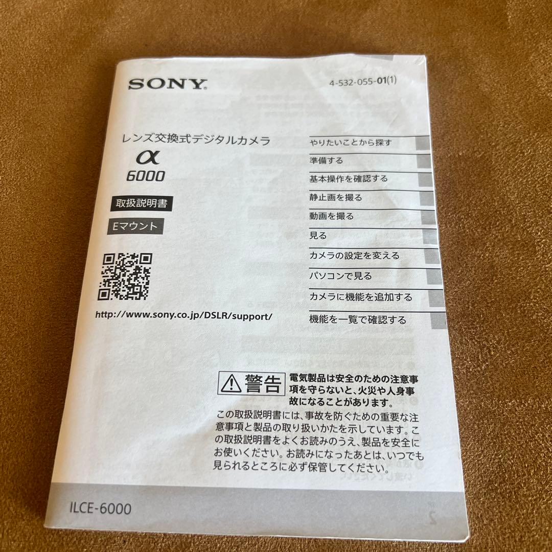 SONY α6000 ミラーレス一眼 ズームレンズ