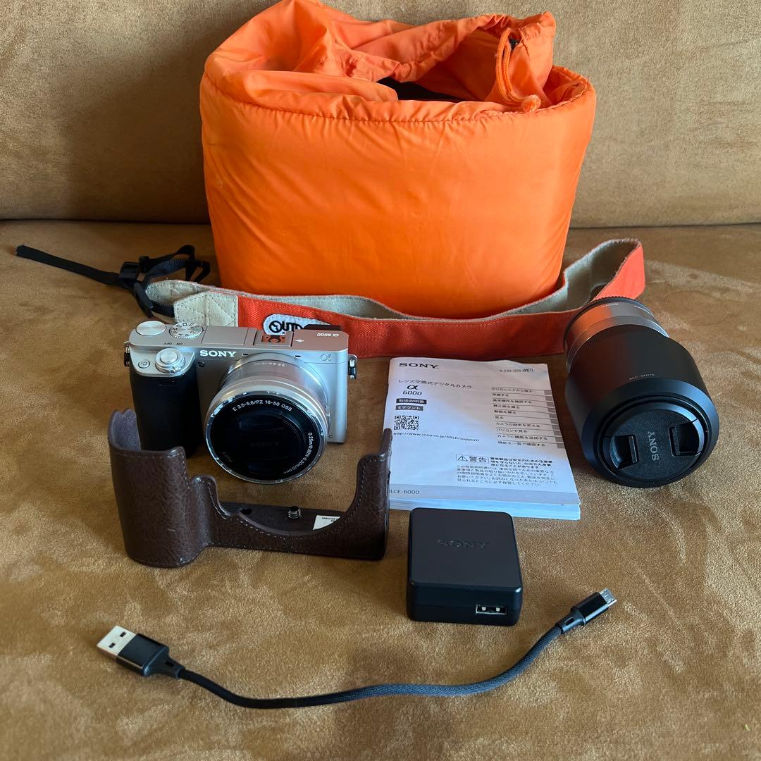 SONY α6000 ミラーレス一眼 ズームレンズ