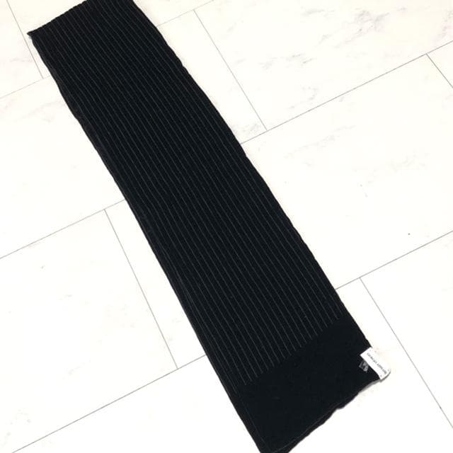 新品未使用☆ジョルジオアルマーニ メンズシルクベロアスリムストール