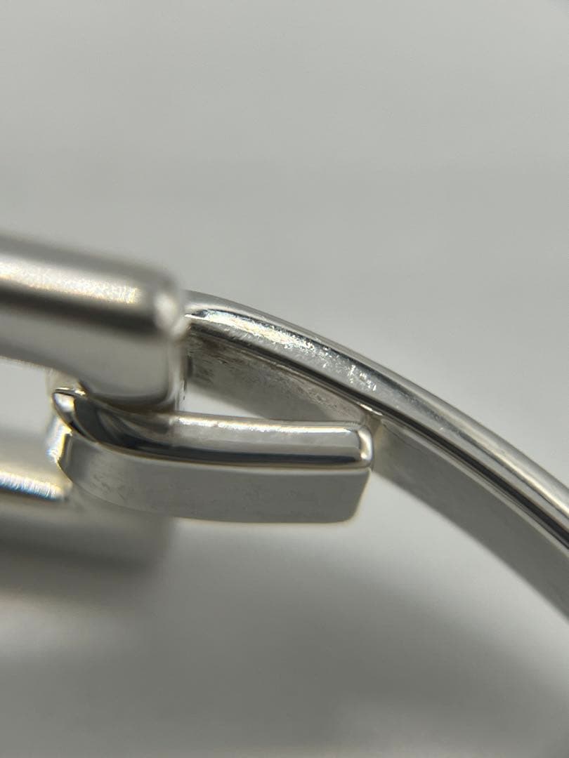 ティファニー TIFFANY オープンレクタングル オープンスクエア バングル