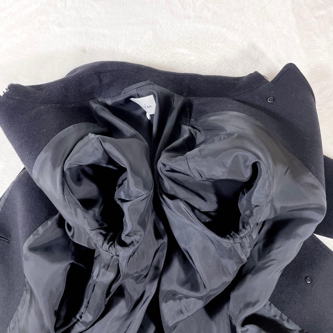 Steven Alan ウールビーバーテントコート S ブラック ロングコート