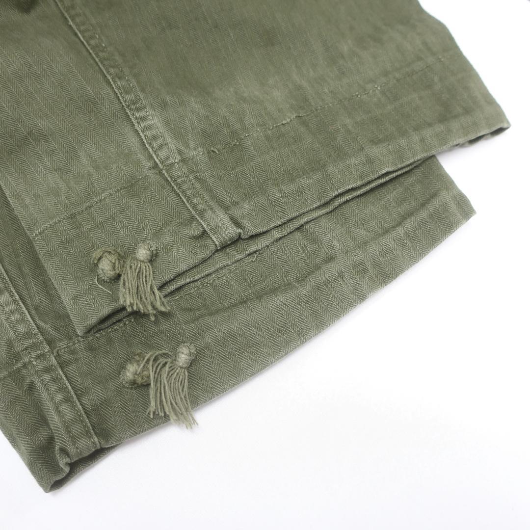 VINTAGE オランダ軍 ミリタリー ヘリンボーン カーゴ パンツ 古着