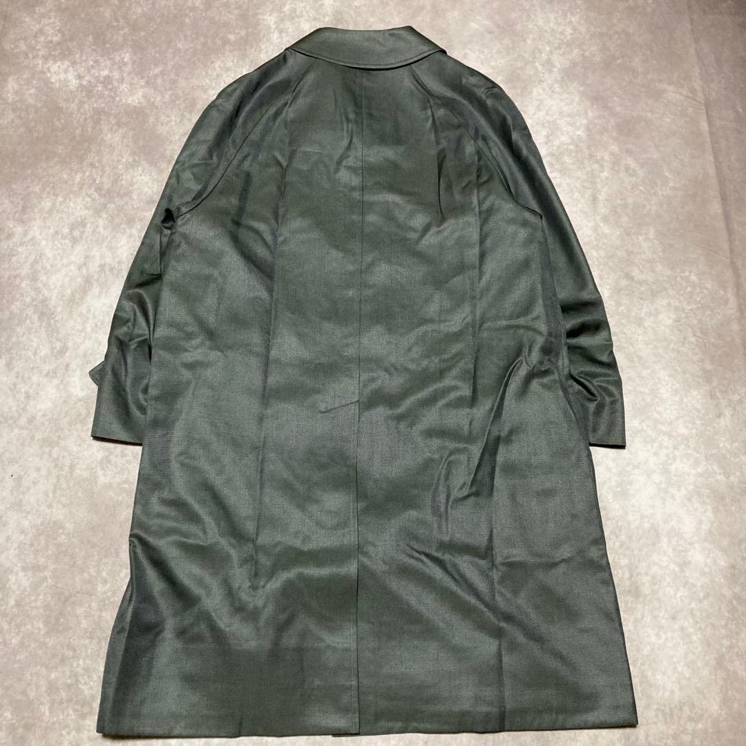 希少　バーバリーズ　ステンカラーコート　プレステージコレクション　シルク100%