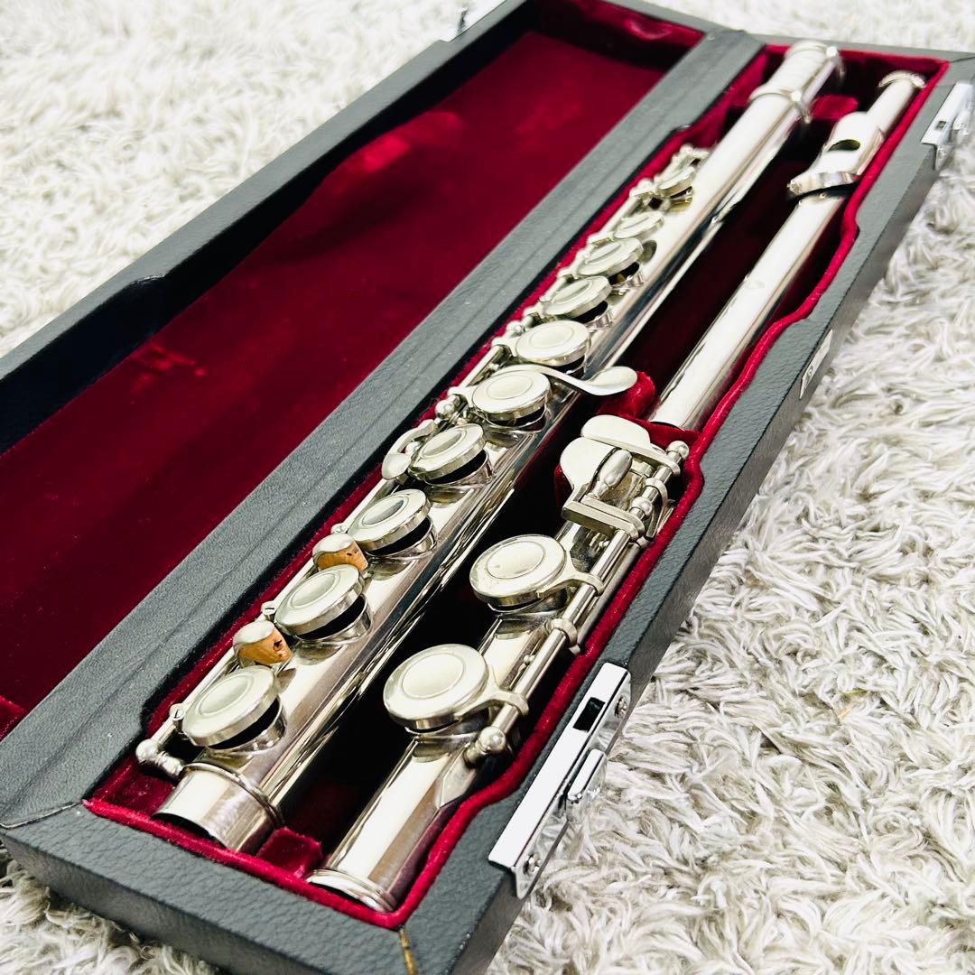 良品　ムラマツフルート　M-85　フルート　銀製　初心者　入門　吹奏楽　管楽器