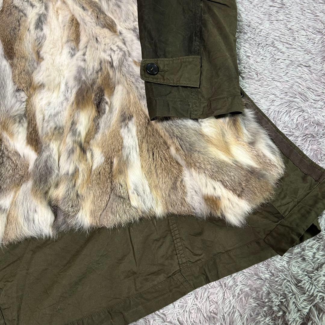 SAGE DE CRET サージュデクレ　モッズコート　ファー付き　着脱可能　M