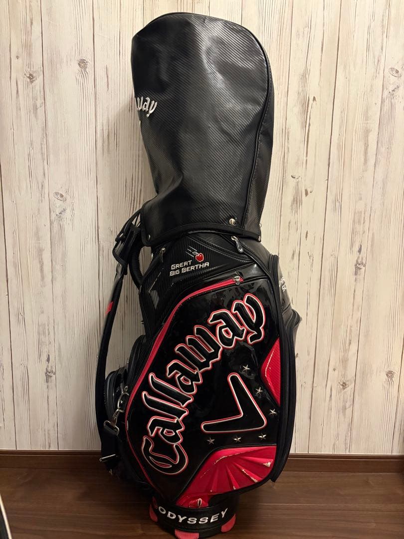 Callaway Odyssey キャディバッグ ブラック/レッド