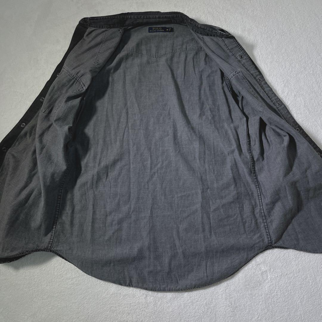 極美品 ポロラルフローレン デニムシャツ 《M》 ウエスタン