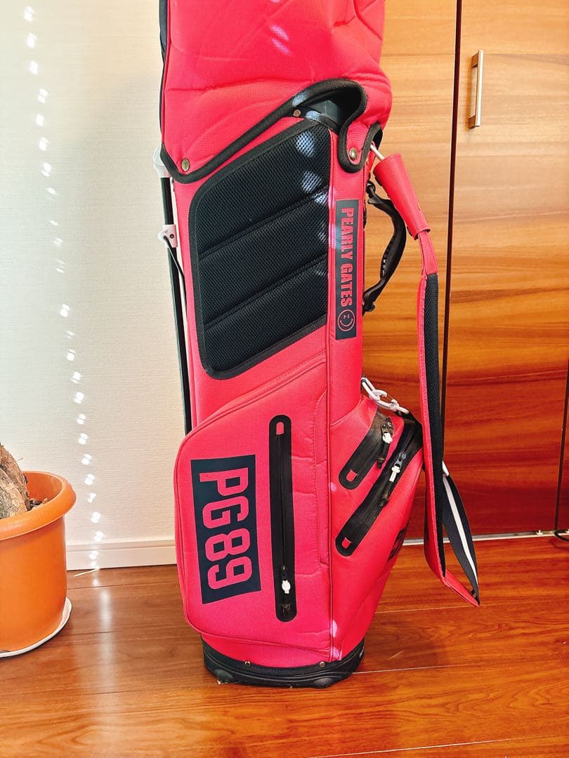 PEARLY GATES PG689 ゴルフバッグ ピンク - メルカリ