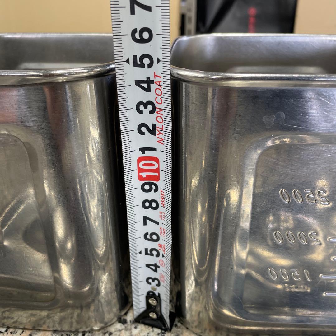 深型角キッチンポット 5点セット 業務用 調味料ケース キッチン 保存容器格安