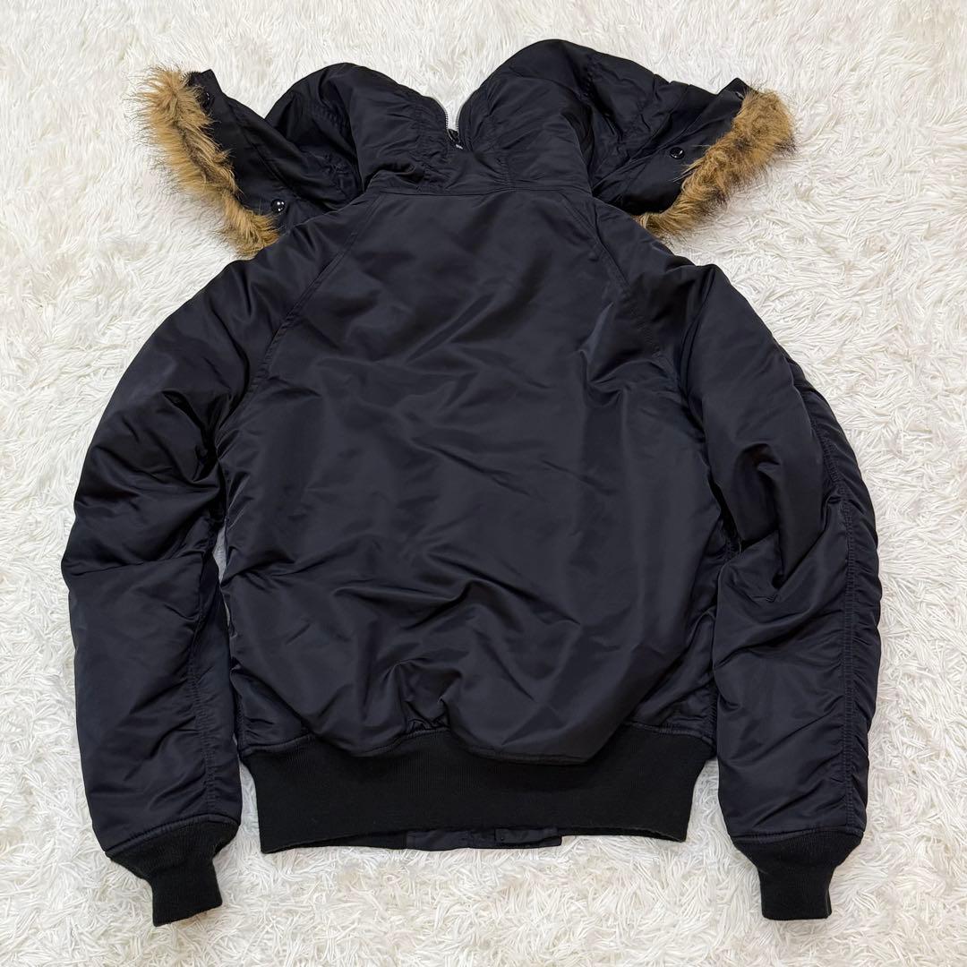 702　アルファインダストリーズ　N-2Bフライトジャケット　L　黒　ブラック