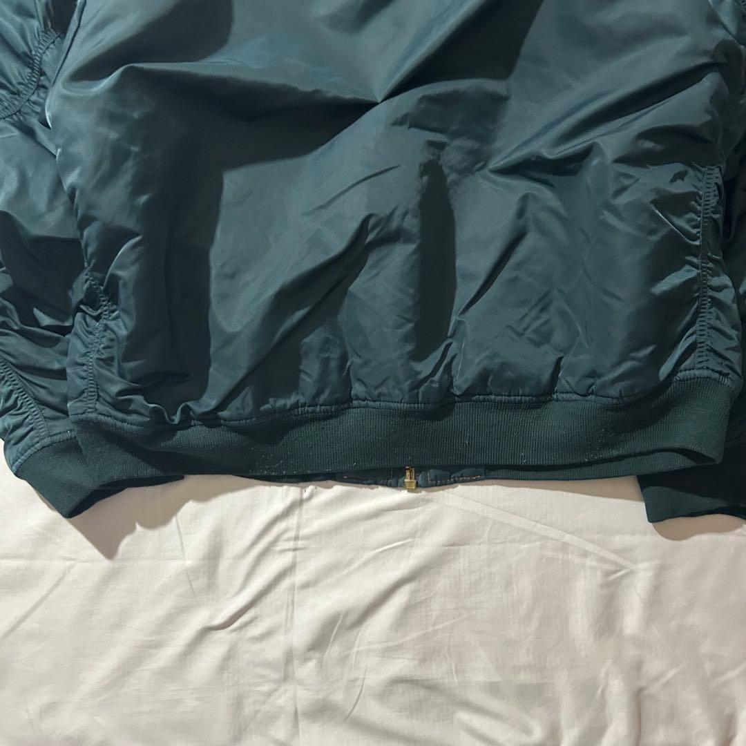 US AIR FORCE TYPE MA-1 フライトジャケットブルーグリーン