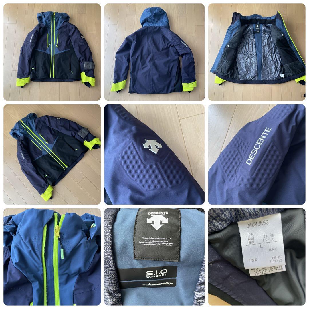 デサント DESCENTE スキーウェア 上下セット デモチーム中古サイズL/O