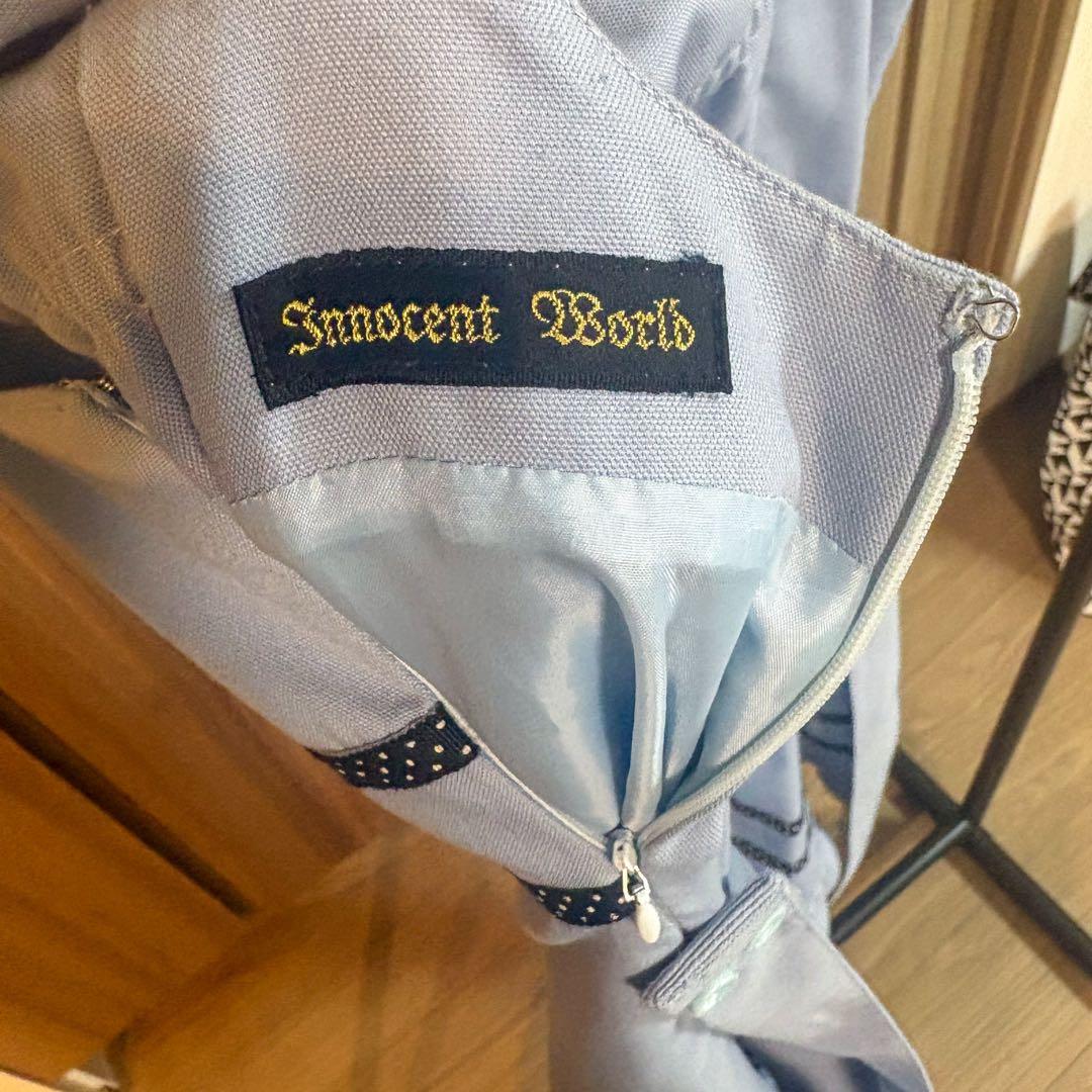 Innocent World リボンアップリケJSK