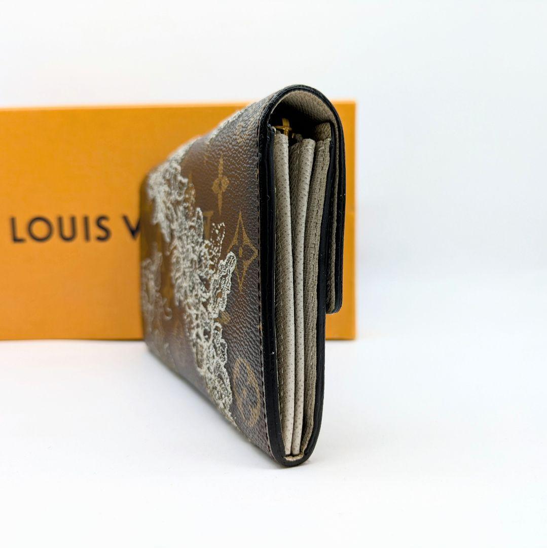 【廃盤モデル未使用級】サラ ダンテェル 刺繍 長財布 モノグラム ルイヴィトン