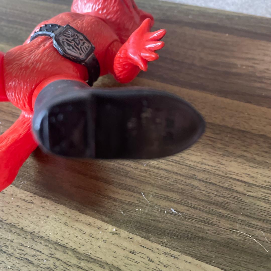 週末削除旧バンダイ当時物仮面ライダー怪人ムササビードルソフビ落書きなし刻印あり