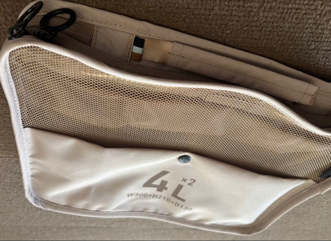 ミレスト　グレー ジュ　バックパック　 L STLAKT 圧縮ポーチ　セット