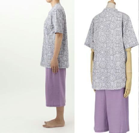 新品タグ付き ワコール SOU・SOU パジャマ ルームウェア L BL